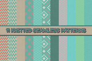 Knitted Text Effects. Graphic Styles