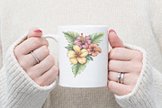 Bright Summer Flower Clipart, an Illustration by Watercolor design (Thumbnail 10 of 11)