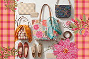 Jacobean Floral & Tartan Patterns, a Pattern Graphic by Sonulkaster (Thumbnail 9 of 10)