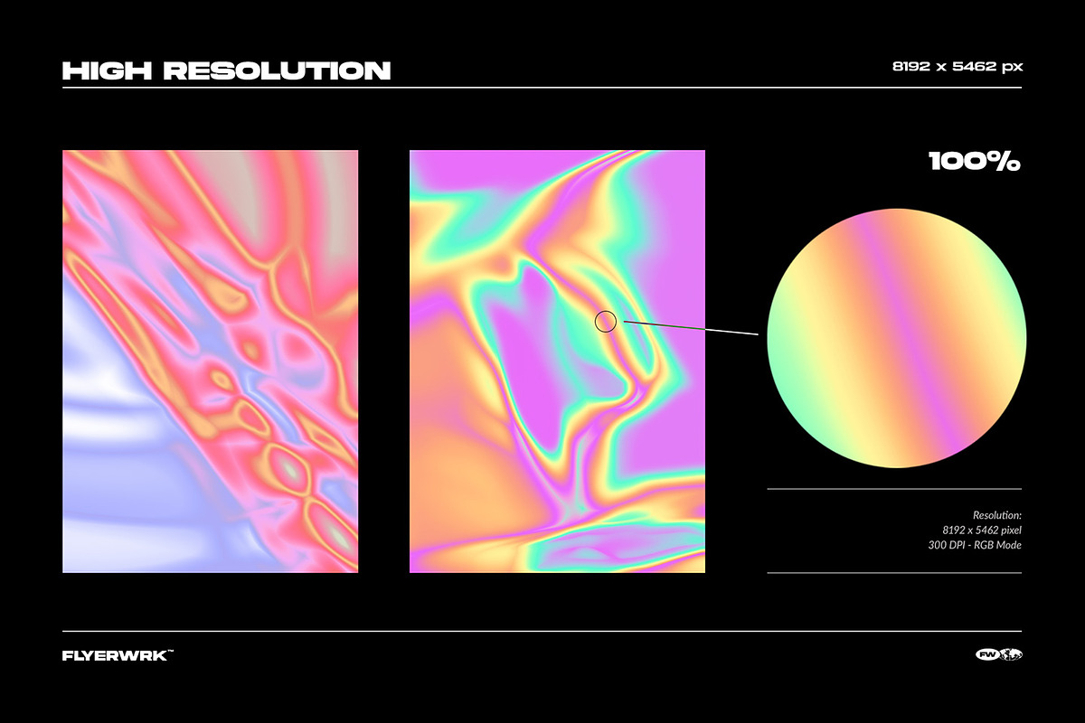 Trippy - 32 Psychedelic Backgrounds, a Texture Graphic by FLYERWRK (Photo 2 of 16)