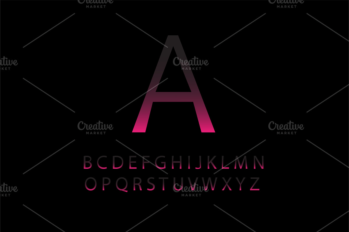 Pink font with shadow vector, a Graphic by TeaGraphicDesign | Creative ...
