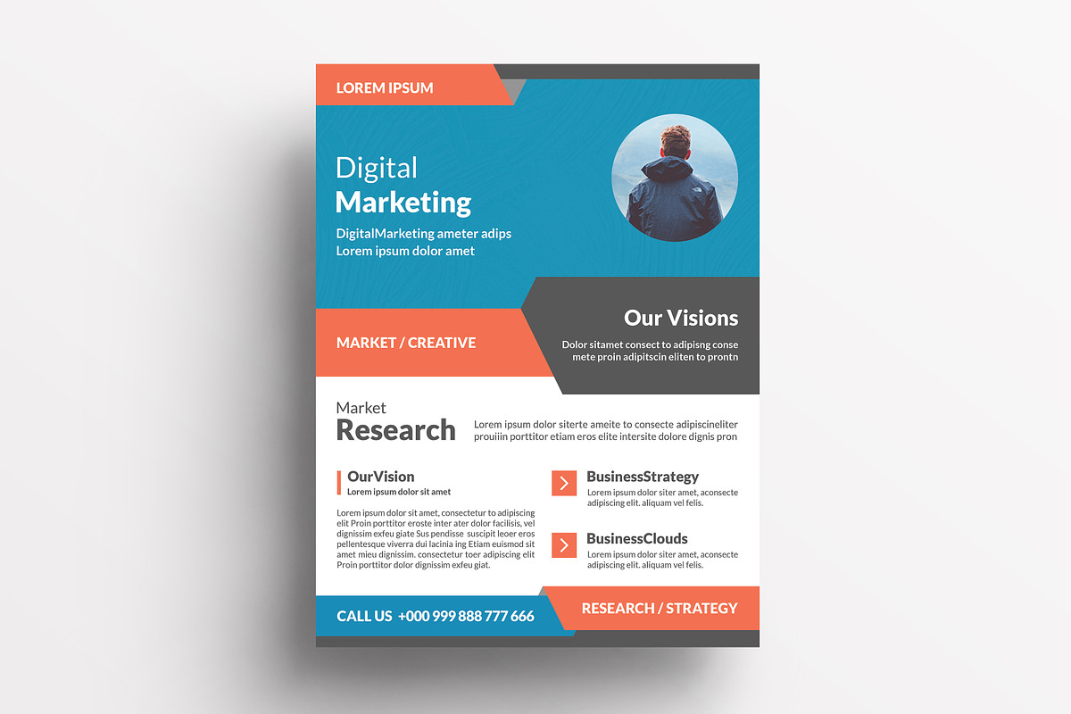 Creative Corporate Flyer V64, a Flyer Template by KHIDD (Photo 1 of 2)