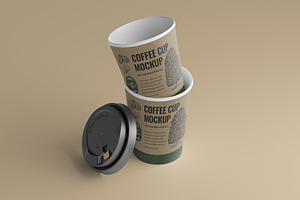 Delivery Coffee Cup Mockup