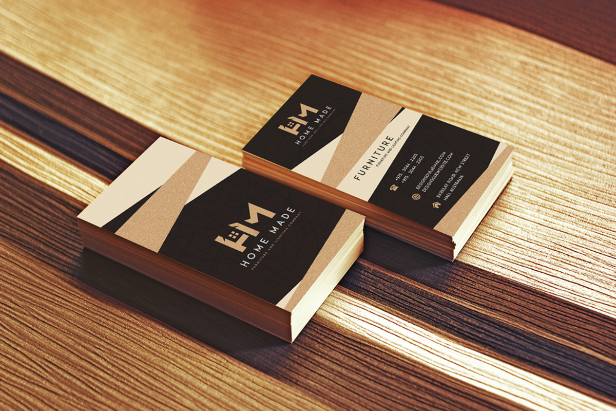 Wooden Business Card, a Business Card Template by Nikolozgraphic (Photo 1 of 5)