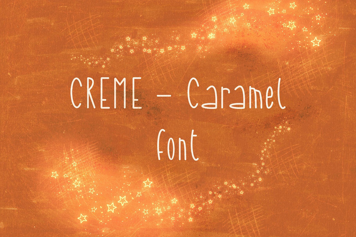 Creme Caramel Handwritten font, a Handwritten Font by Debby Blooms (Photo 1 of 8)