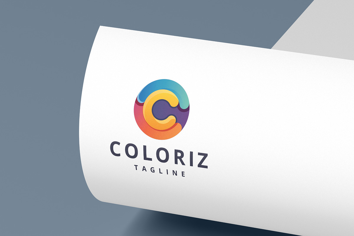 Colorful Circular C Letter Logo, a Branding & Logo Template by Design_Planet (Photo 1 of 2)