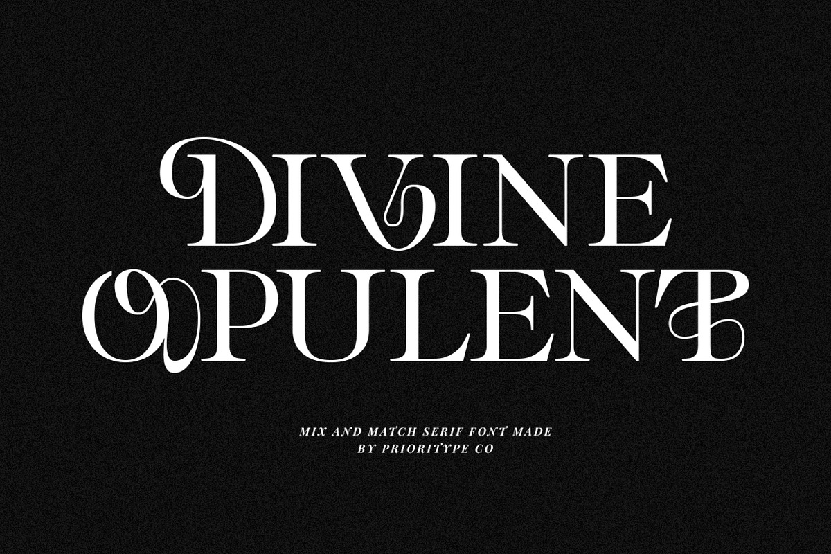 Divine Opulent - Display Serif, a Serif Font by Prioritype Co (Photo 1 of 10)