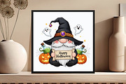 Happy Halloween Gnome Png, an Illustration by DreamCafeArt (Thumbnail 2 of 6)