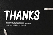 Menuvar Chalko - Chalk & Marker Font, a Sans Serif Font by Iqsiart Studio (Thumbnail 6 of 6)