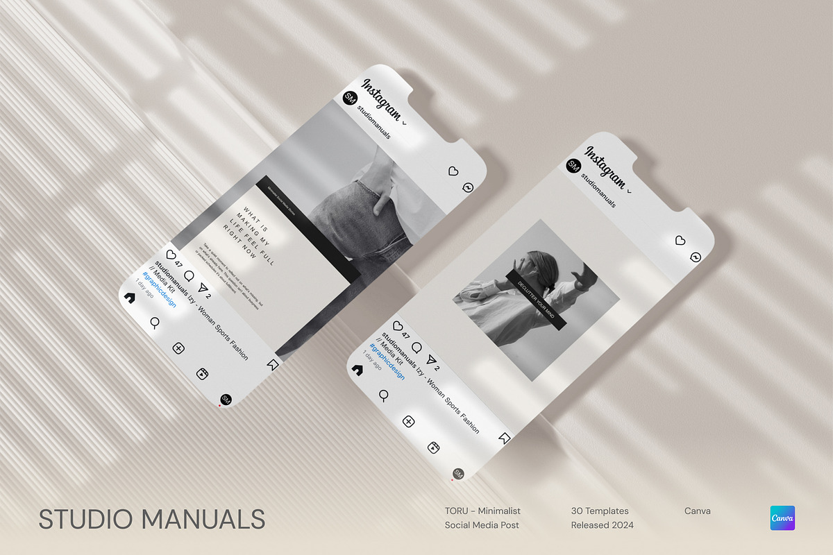 TORU – Minimalist Social Media Post, a Social Media Template by Studio Manuals (Photo 7 of 8)