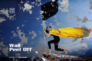 Wall Peel Off Photo Effect, a Layer Style Add-On by WudelMbois Studio