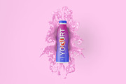 Bottle with Splash Mockup - 7 Views, a Packaging Mockup by Illusiongraphic (Thumbnail 3 of 25)