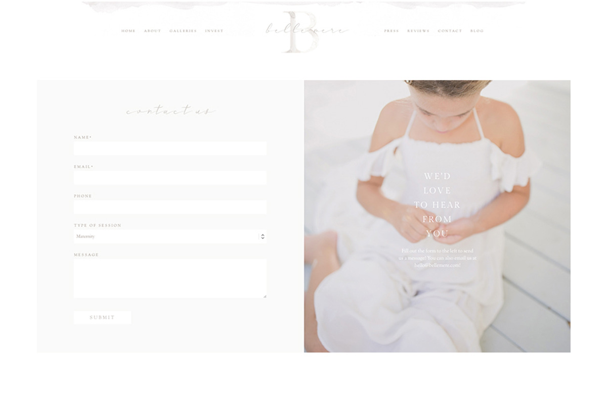 Belle Mère ProPhoto 6 Template, a Templates & Theme by Red Met Yellow Creative (Photo 9 of 14)