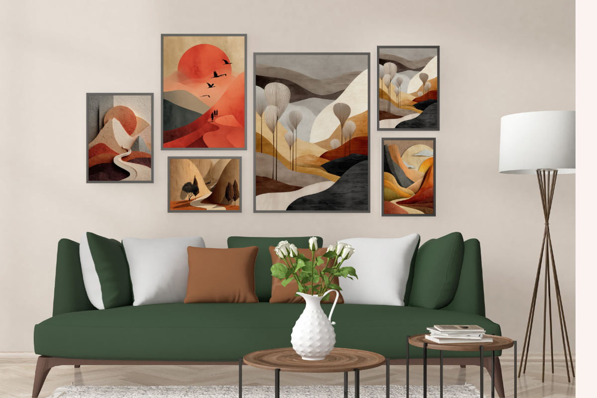 Minimalist Boho Lines Trails Shapes, a Background Graphic by PrintHaven Designs (Photo 6 of 9)