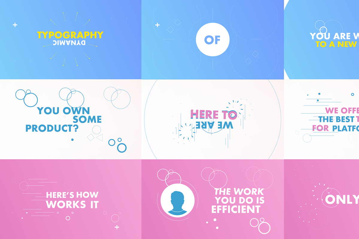 Dynamic/Kinetic Typography Pack, a Templates & Theme by WINNVIDEO (Photo 3 of 6)