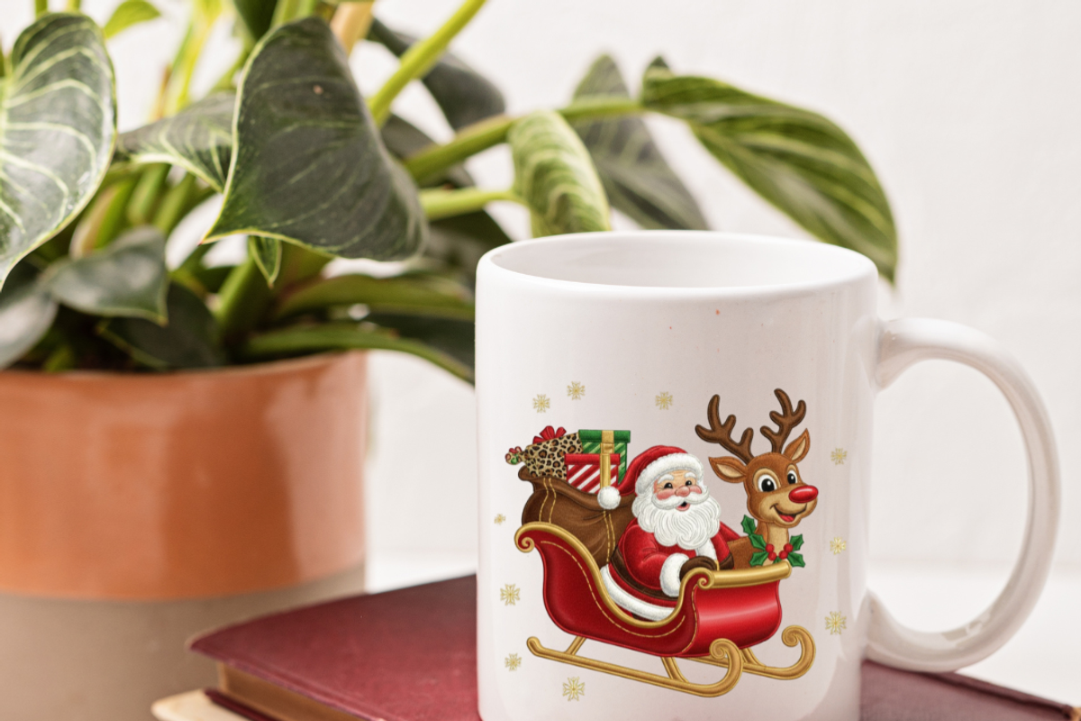 Knitted Santa Reindeer PNG Bundle, an Object Graphic by Digi_Design_World (Photo 5 of 6)