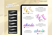 Holographic Procreate Brushes, a Brush Add-On by My Fancy Design Shop (Thumbnail 3 of 8)