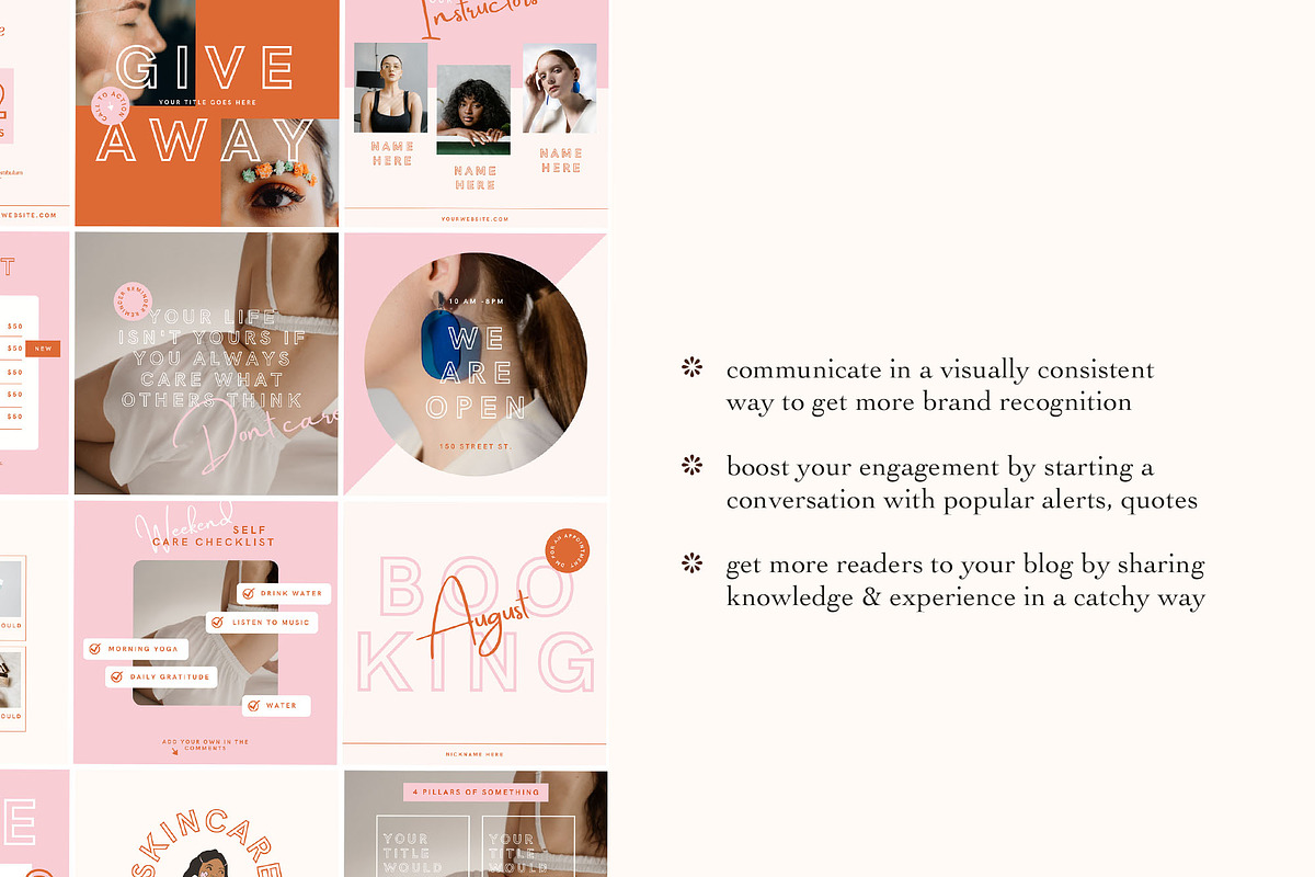 Instagram Beauty Creator, a Social Media Template by Kseniia_Design (Photo 6 of 10)