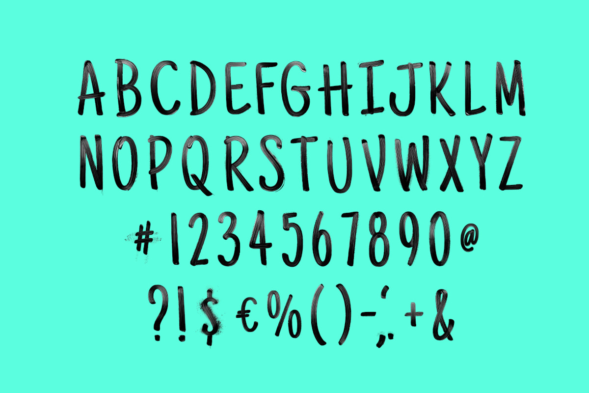 Black Swirl Font, a Handwritten Font by Handmadefont (Photo 2 of 10)