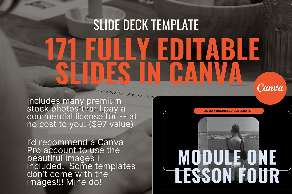 Bold Modern Slide Deck Template, a Presentation Template by Solana Creative Co. (Photo 10 of 11)