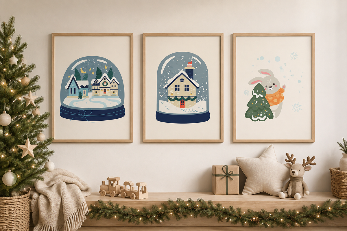 Christmas Decor Illustrations, a Seasonal Illustration by Anna Studio (Photo 6 of 12)