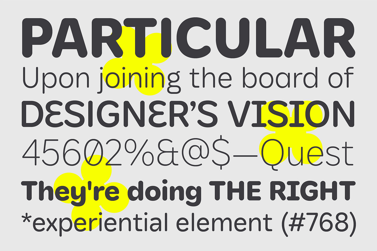 YNF Orion | Rounded sans serif, a Sans Serif Font by YNF (Photo 17 of 45)