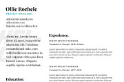 Ollie - Resume and Cover Letter, a Resume Template by Sleeper Labs (Thumbnail 3 of 5)