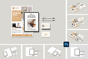Stationery / Branding Mock-Up, a Books & Magazine Mockup by Getdesign (Thumbnail 1 of 6)