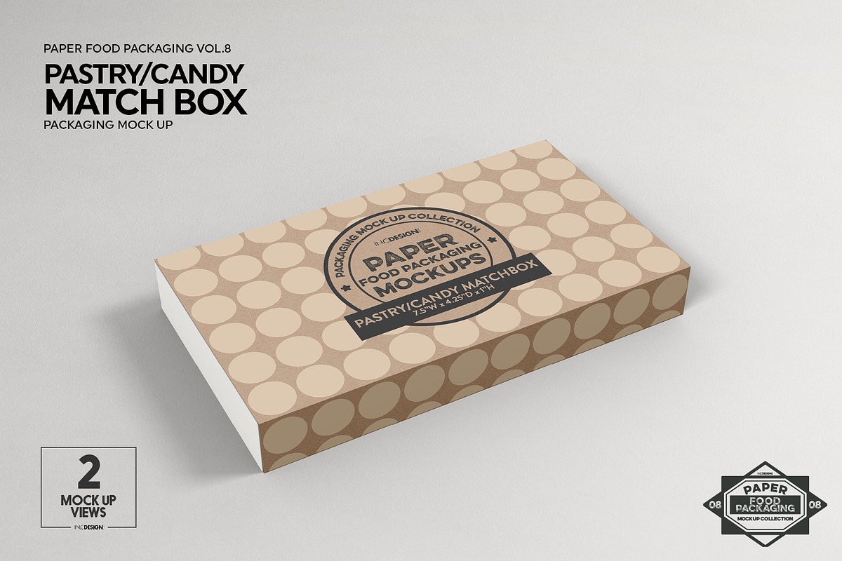 VOL.8 Food Box Packaging Mockups, a Cups & Container Mockup by INCDesign (Photo 24 of 27)