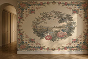 Vintage Damask Toile de Jouy Pattern, a Pattern Graphic by elfy creative (Thumbnail 3 of 4)