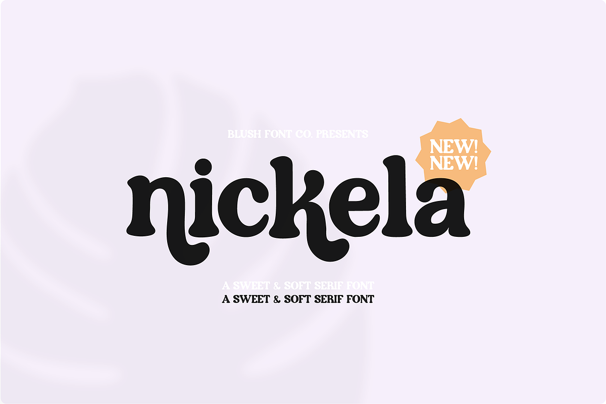 NICKELA Soft Serif Modern Font, a Serif Font by Blush Font Co. (Photo 1 of 8)