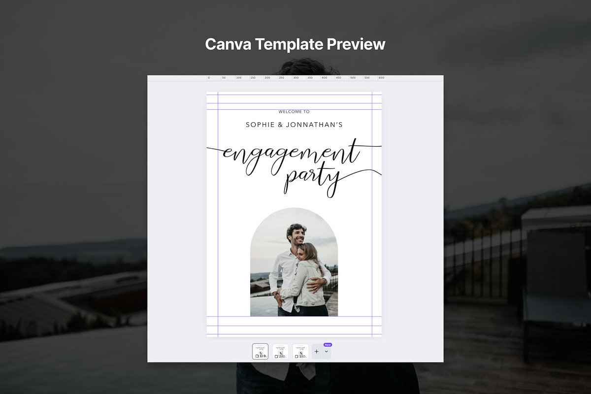 Engagement Welcome To Sign Canva, a Poster Template by Navia Gruber (Photo 4 of 4)