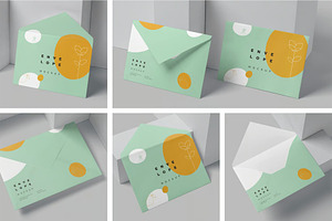 Envelope Mockup Set, a Packaging Mockup by megostudi0