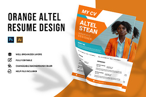 Orange Altel CV & Resume