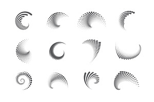 Abstract Swirl Icons