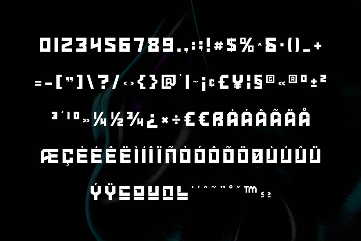 Robinsen – Bold Tech Display Font, a Sans Serif Font by Artiveko (Photo 5 of 7)
