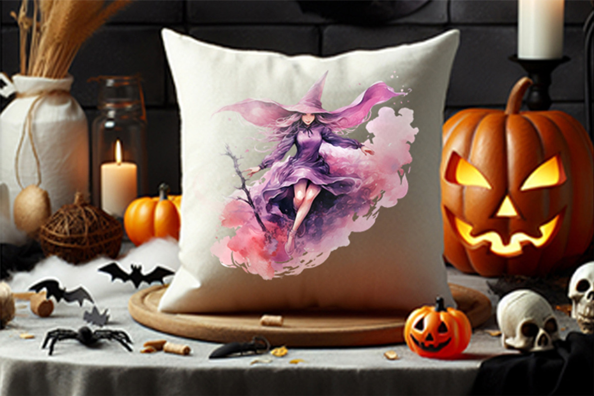 Watercolor Halloween Clipart Bundle, a Seasonal Illustration by Creative Arslan (Photo 8 of 11)