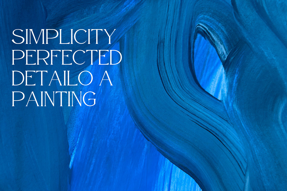 BLUE MODERN ART