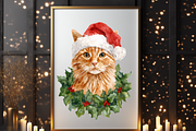 Vintage Christmas Farm Clipart, a Seasonal Illustration by LA Design (Thumbnail 5 of 9)