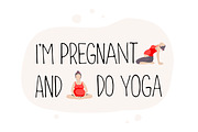 9 yoga poses for pregnant women, an Object Graphic by Olga Bonitas (Thumbnail 5 of 5)