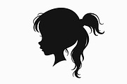 Woman Profile Silhouette Set, an Illustration by jahid234 (Thumbnail 3 of 9)