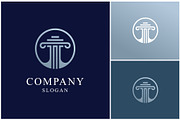Pillar Column Luxury Circular Logo, a Branding & Logo Template by ika trisiana (Thumbnail 1 of 2)