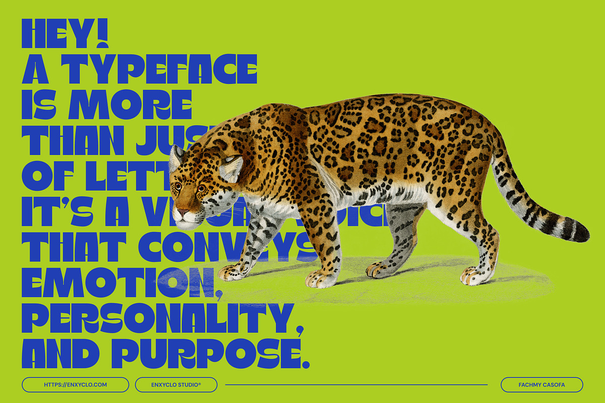 Ragikon - Playful & Chunky Font, a Sans Serif Font by Enxyclo Studio (Photo 7 of 17)