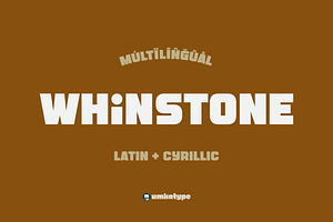 Whinstone Bold Display Font