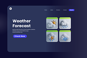 3D Weather Icons, a 3D by Flat Icons (Thumbnail 5 of 7)
