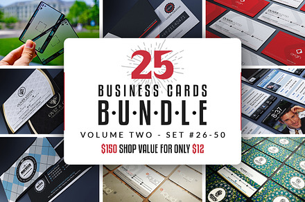25 Business Cards Bundle - Vol 02