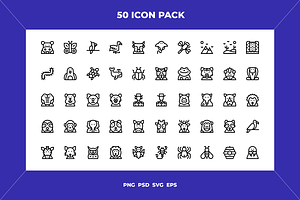 53 Wildlife icons, an Icon by Wencory