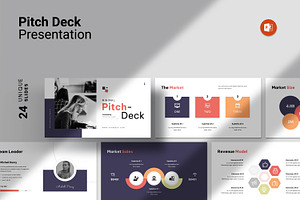 Pitch-deck Presentation Template, a Presentation Template by Studio_Clarity