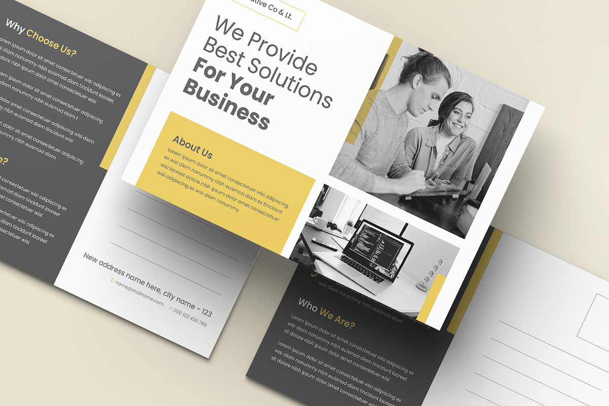 Corporate Postcard, a Stationery Template by Pixelpick (Photo 1 of 3)
