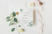 Green Leafy Wedding and Details Card, an Invitation Template by TheSimplySereneShop (Thumbnail 2 of 10)